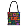 Personalized Musical Theatre Tote Bag — Custom Name Broadway Marquee Design