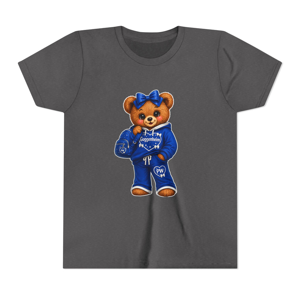 Kids Teddy School Bear Tee — Personalize for Your School/Camp or Team name and colors!