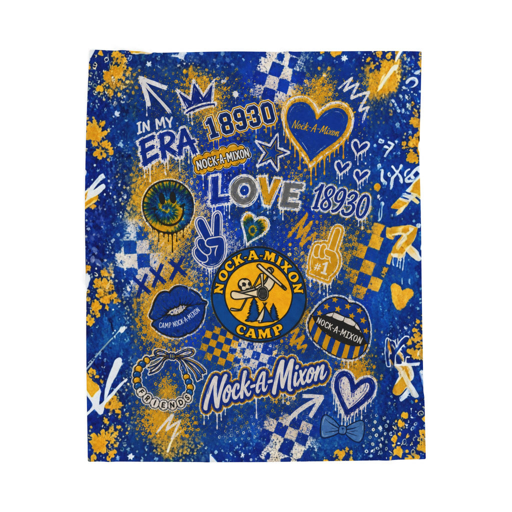 Personalized Camp Spirit Blanket - Graffiti