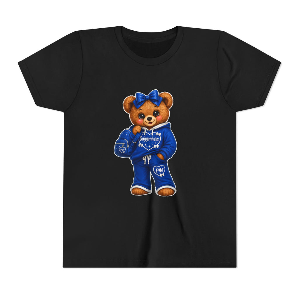 Kids Teddy School Bear Tee — Personalize for Your School/Camp or Team name and colors!