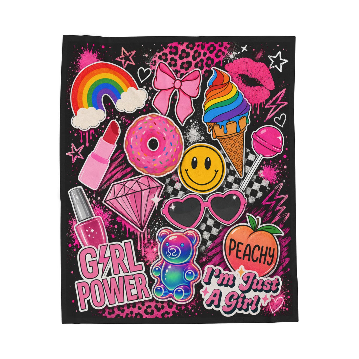 Girl Power Pop Art style