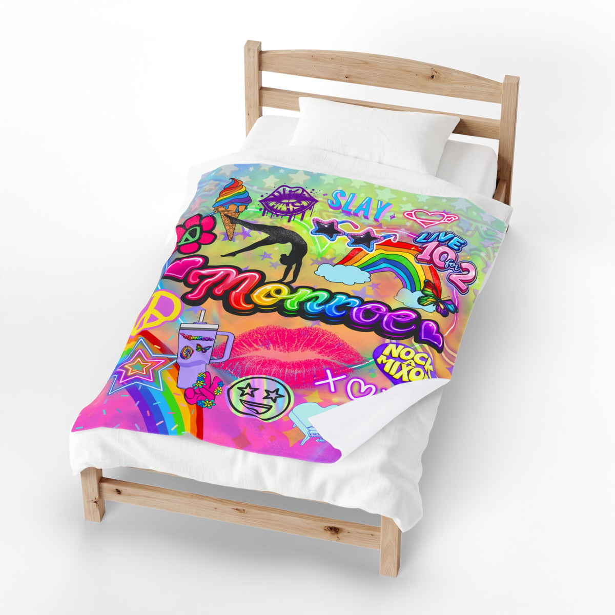 Favorite Things Rainbow Pop! Personalized Blanket