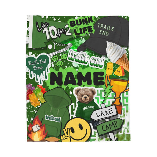 Camp Spirit Personalized Blanket - We Got Spirit
