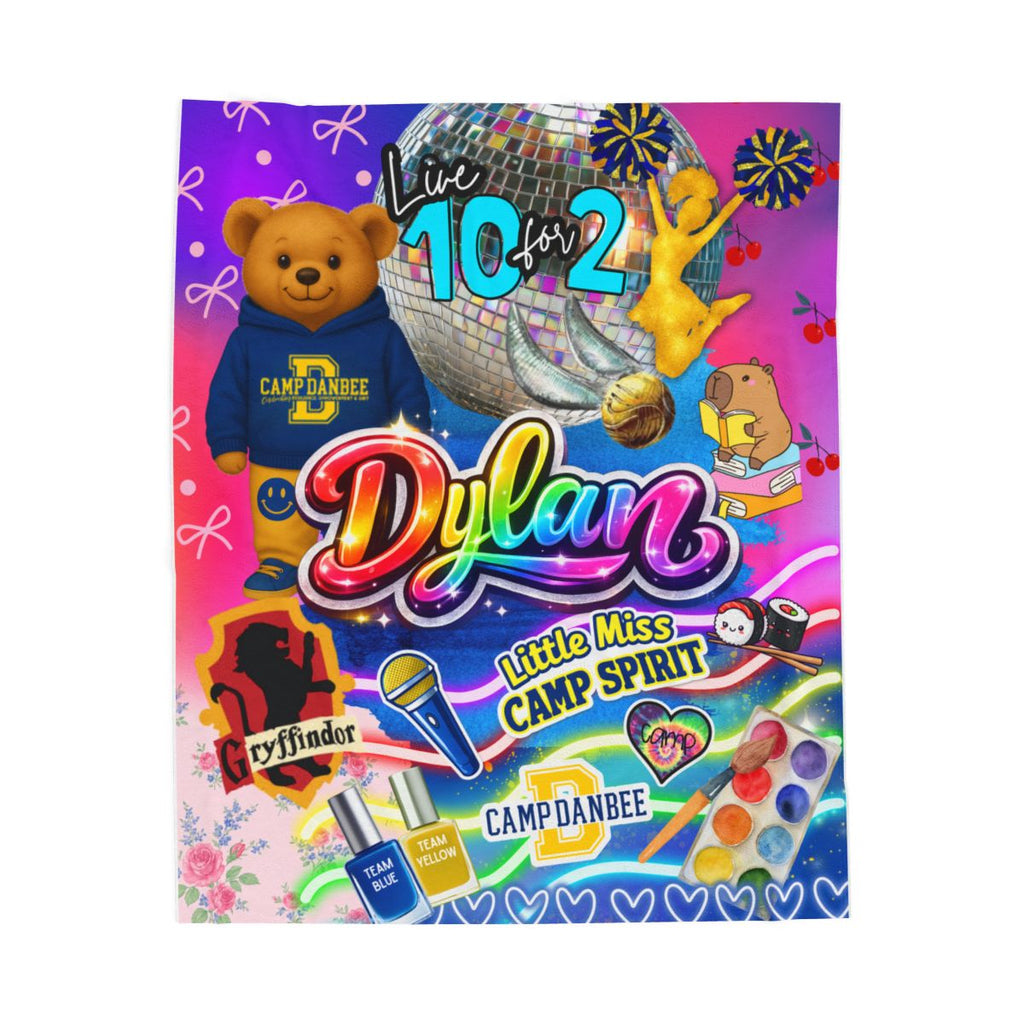 Favorite Things Rainbow Pop! Personalized Blanket