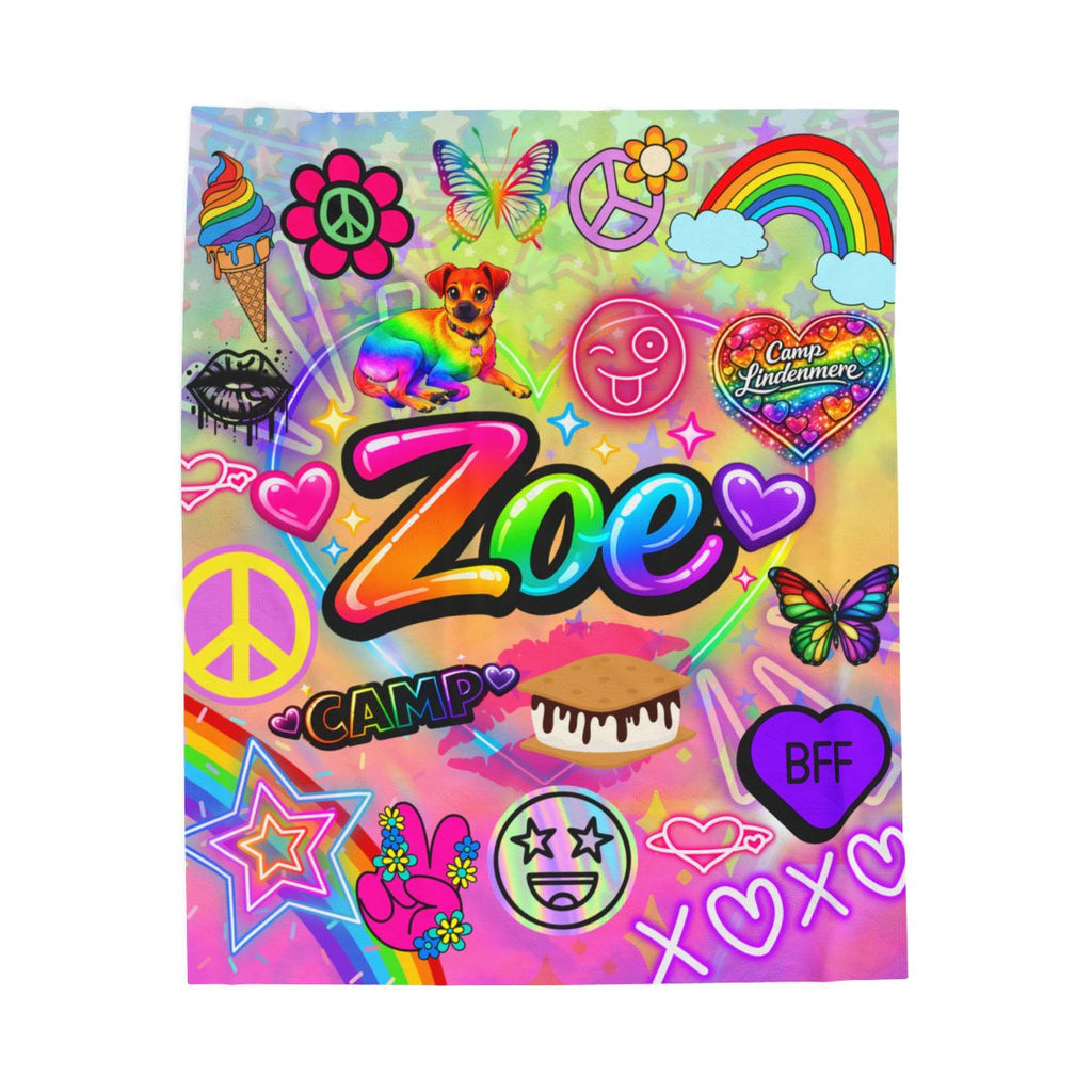 Favorite Things Rainbow Pop! Personalized Blanket