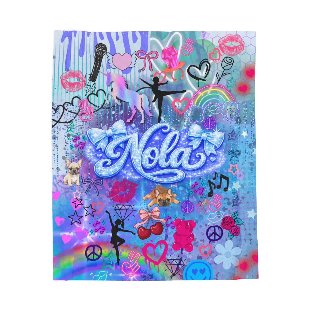 Favorite Hobbies Blanket - Singing, Dance, Cheer, Theatre, Flag Football & more