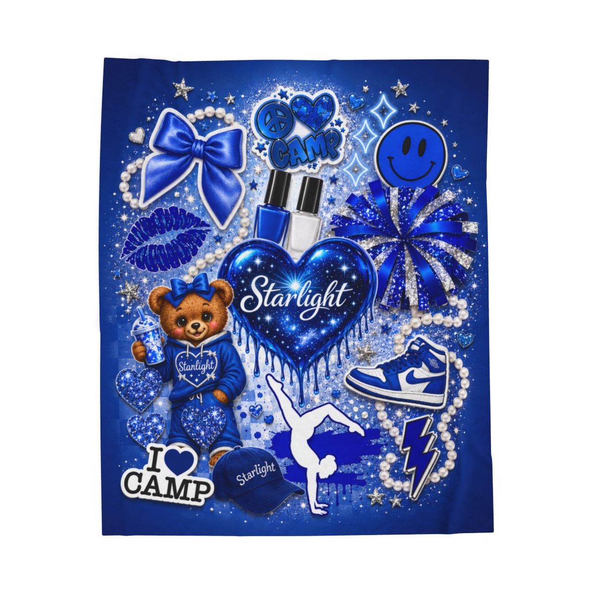 Camp Spirit Personalized Blanket - I Heart Camp
