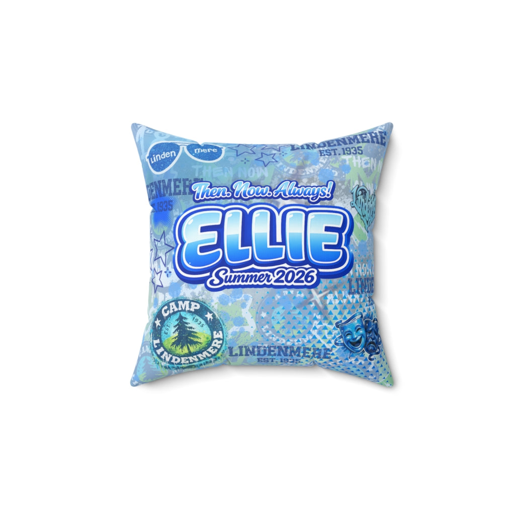 Rainbow Name Riley Pillow | Square Accent Pillow