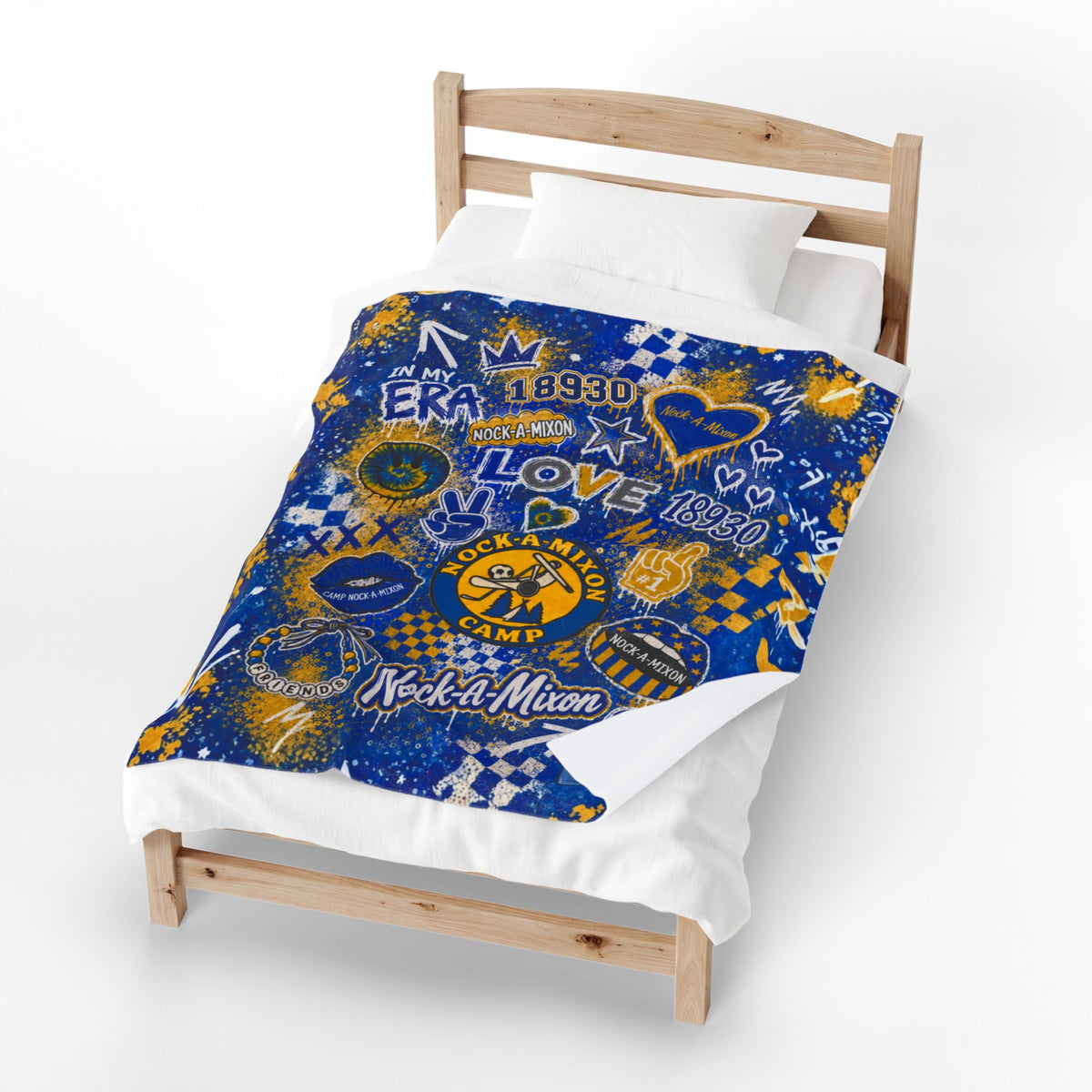 Personalized Camp Spirit Blanket - Graffiti