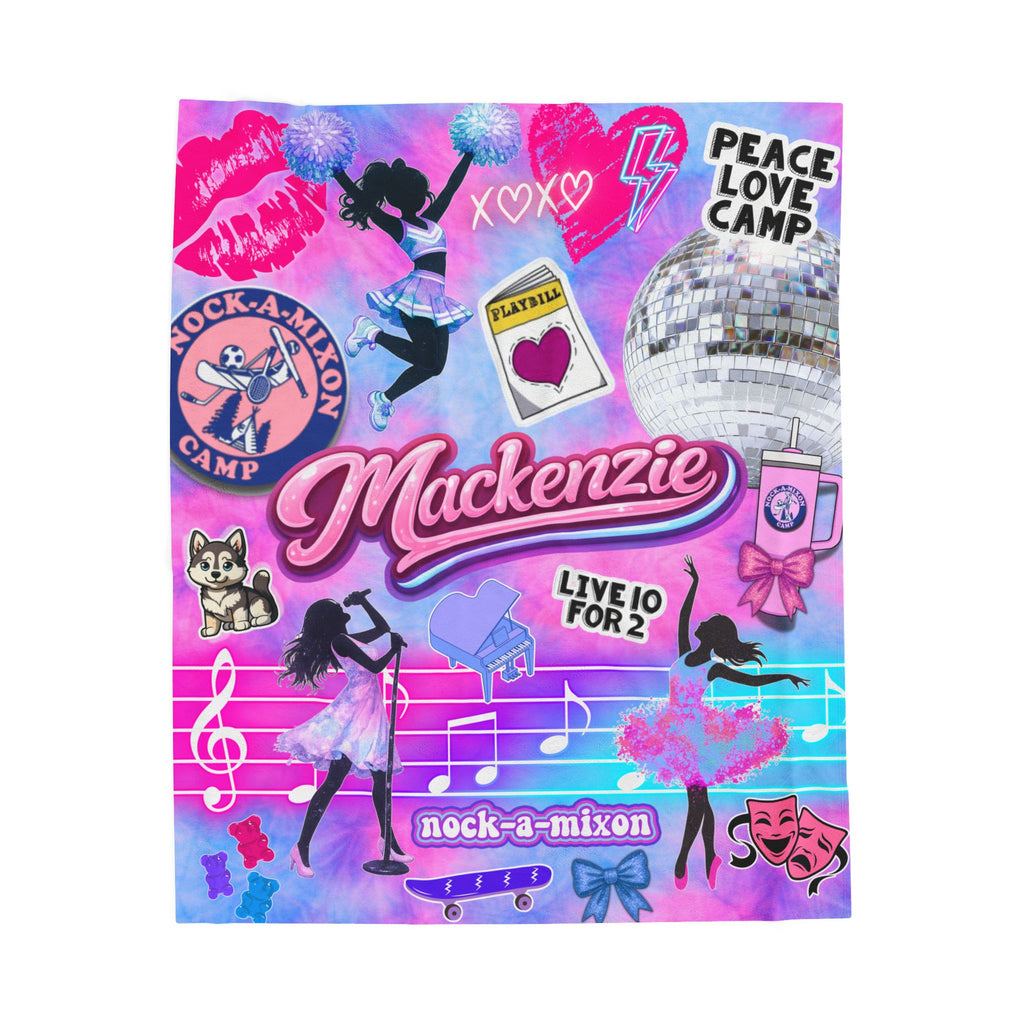 Favorite Hobbies Blanket - Singing, Dance, Cheer, Theatre, Flag Football & more