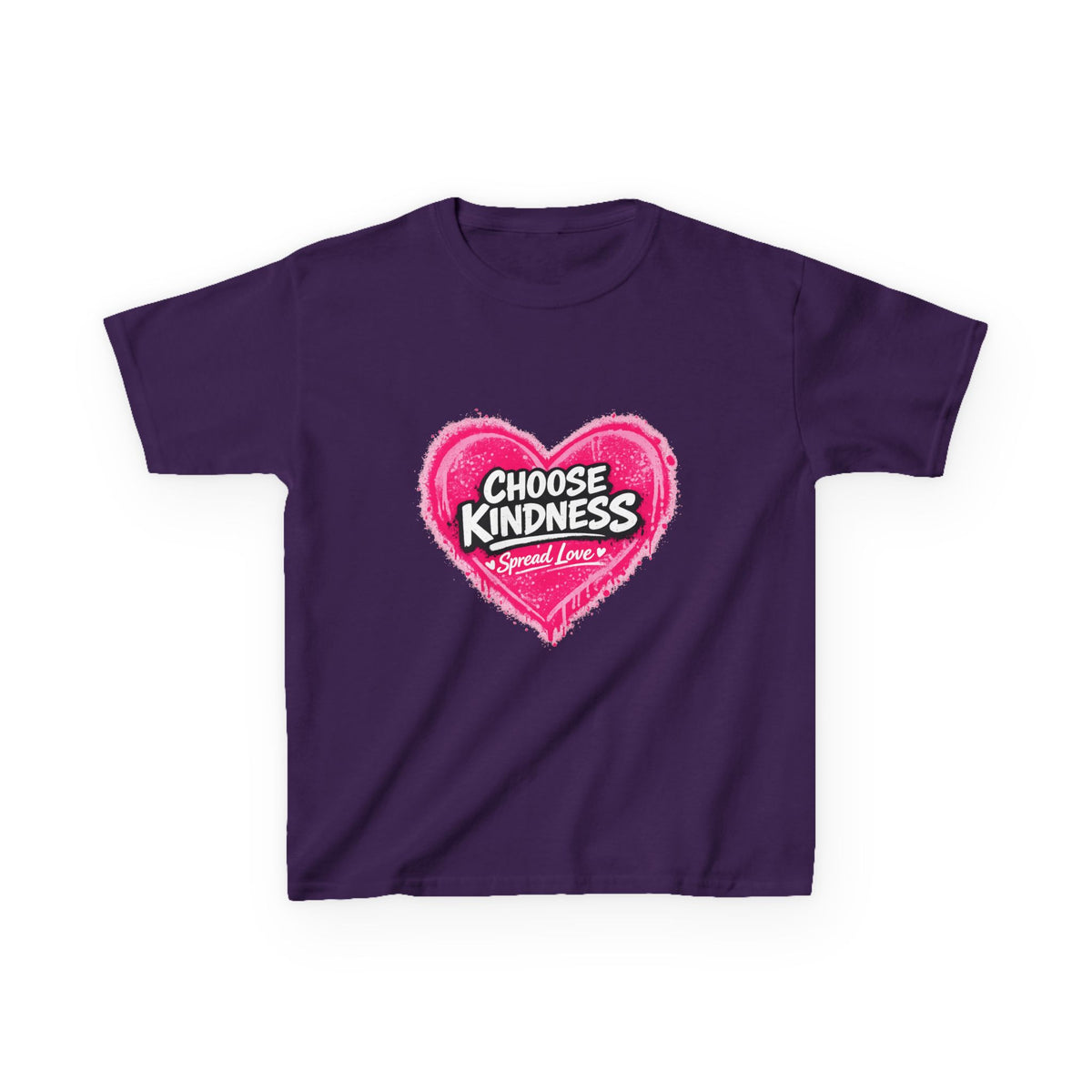 Choose Kindness Pink Heart Graphic