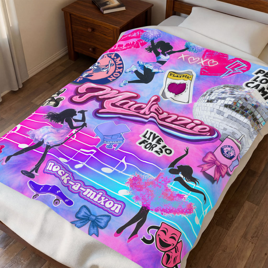 Favorite Hobbies Blanket - Singing, Dance, Cheer, Theatre, Flag Football & more