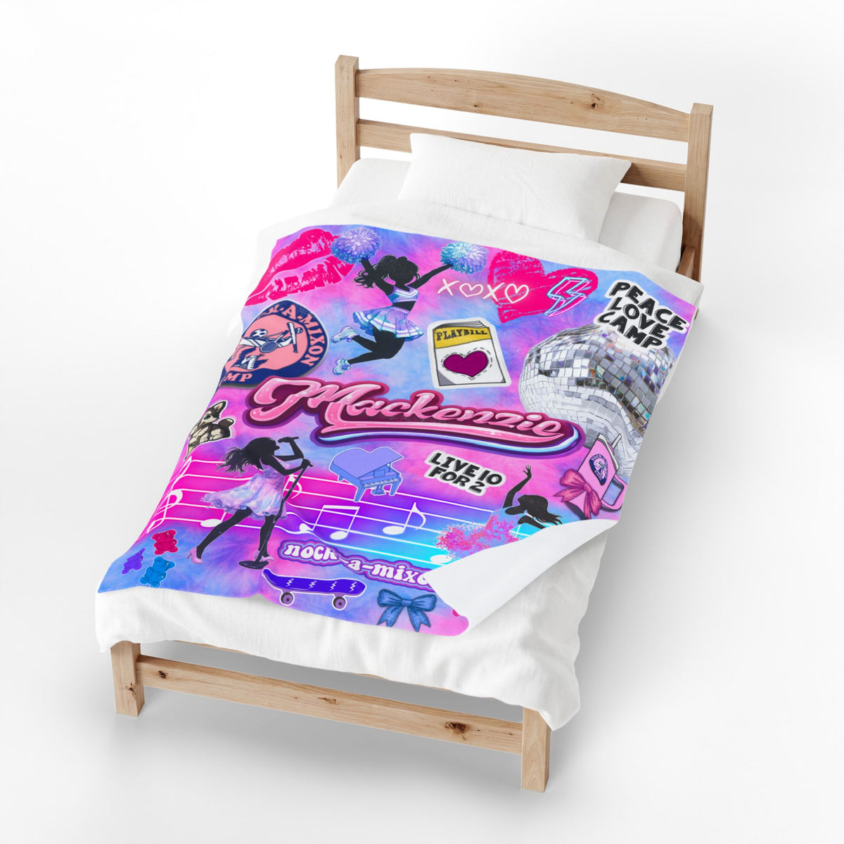 Favorite Hobbies Blanket - Singing, Dance, Cheer, Theatre, Flag Football & more