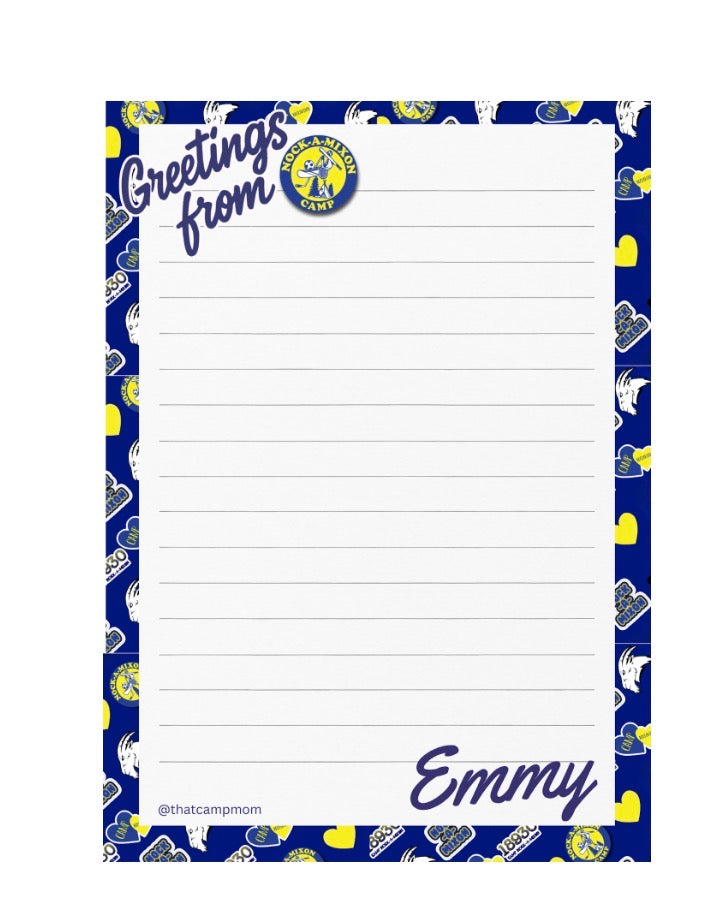 Camp Stationery