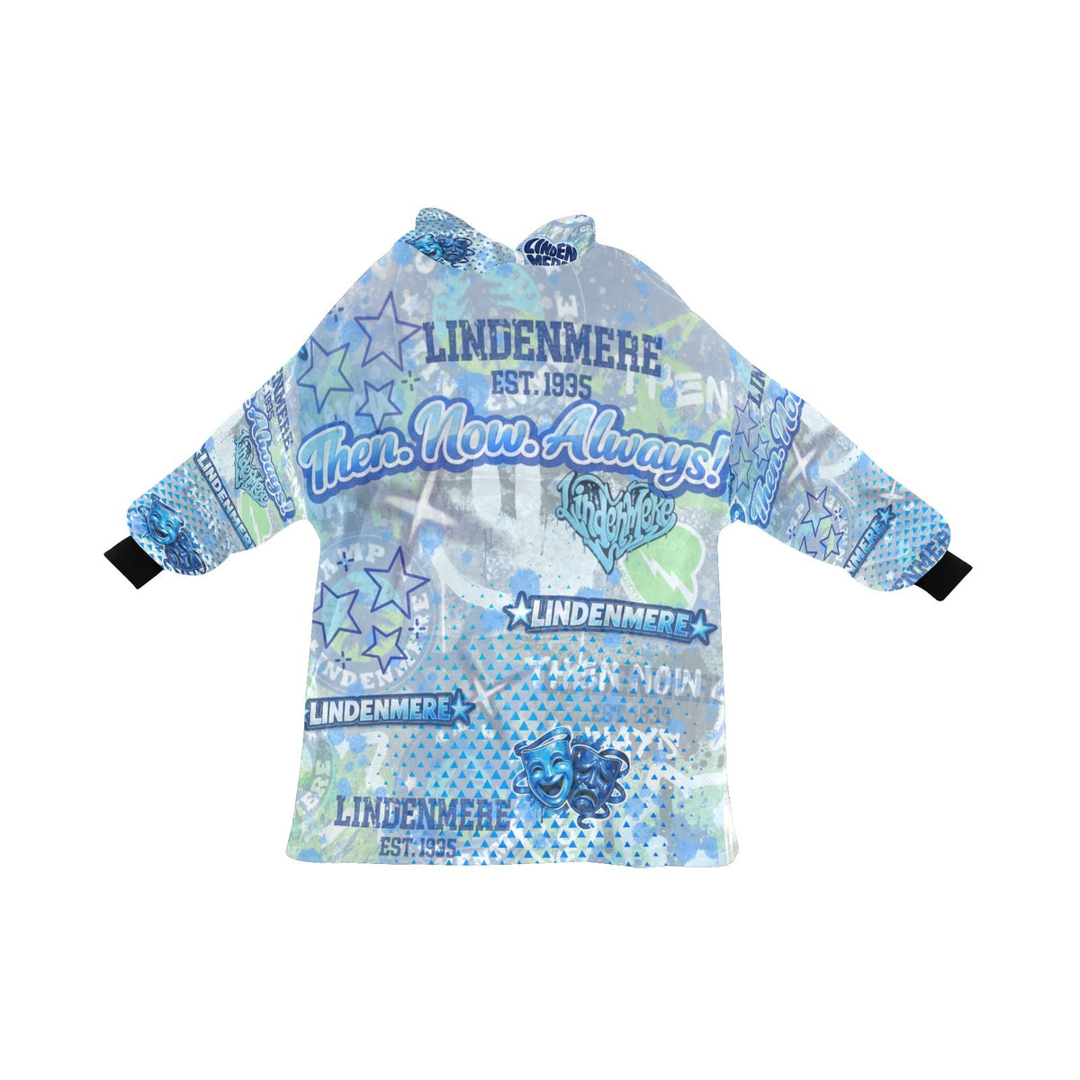 Personalized Camp Blanket Hoodie - Lindenmere design
