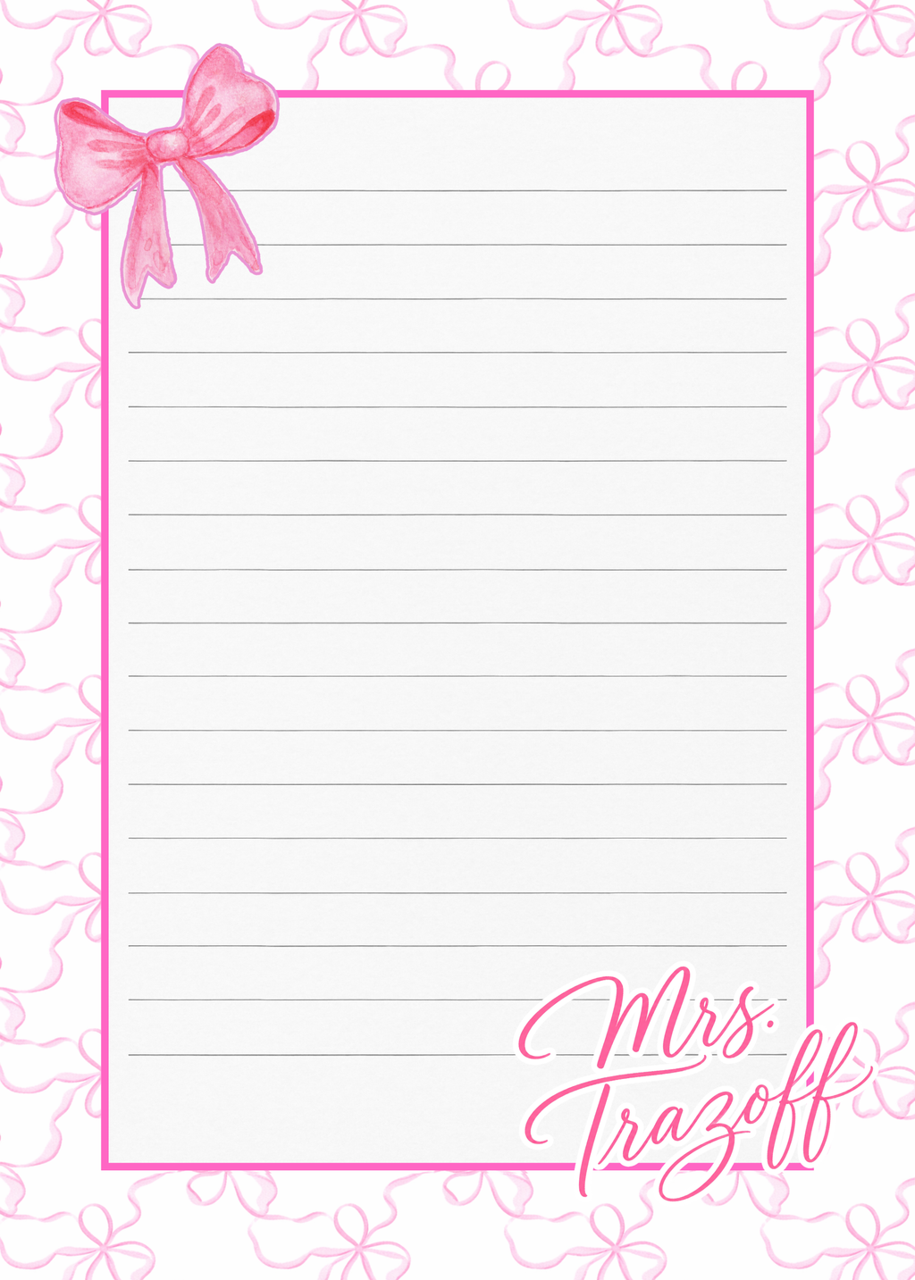 Camp Stationery