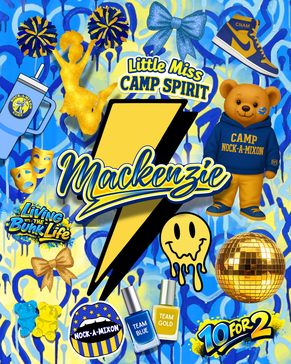 Camp Spirit Personalized Blanket - We Got Spirit