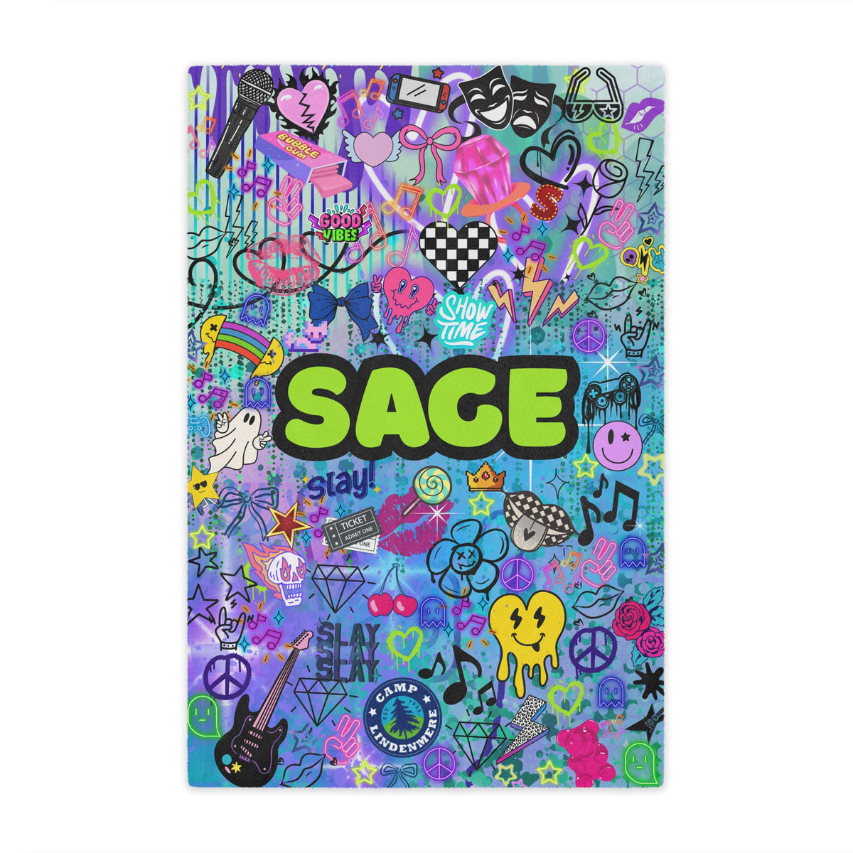 Favorite Hobbies Blanket - Singing, Dance, Cheer, Theatre, Flag Football & more