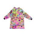 Blanket Hoodie for Kids Colorful Pop