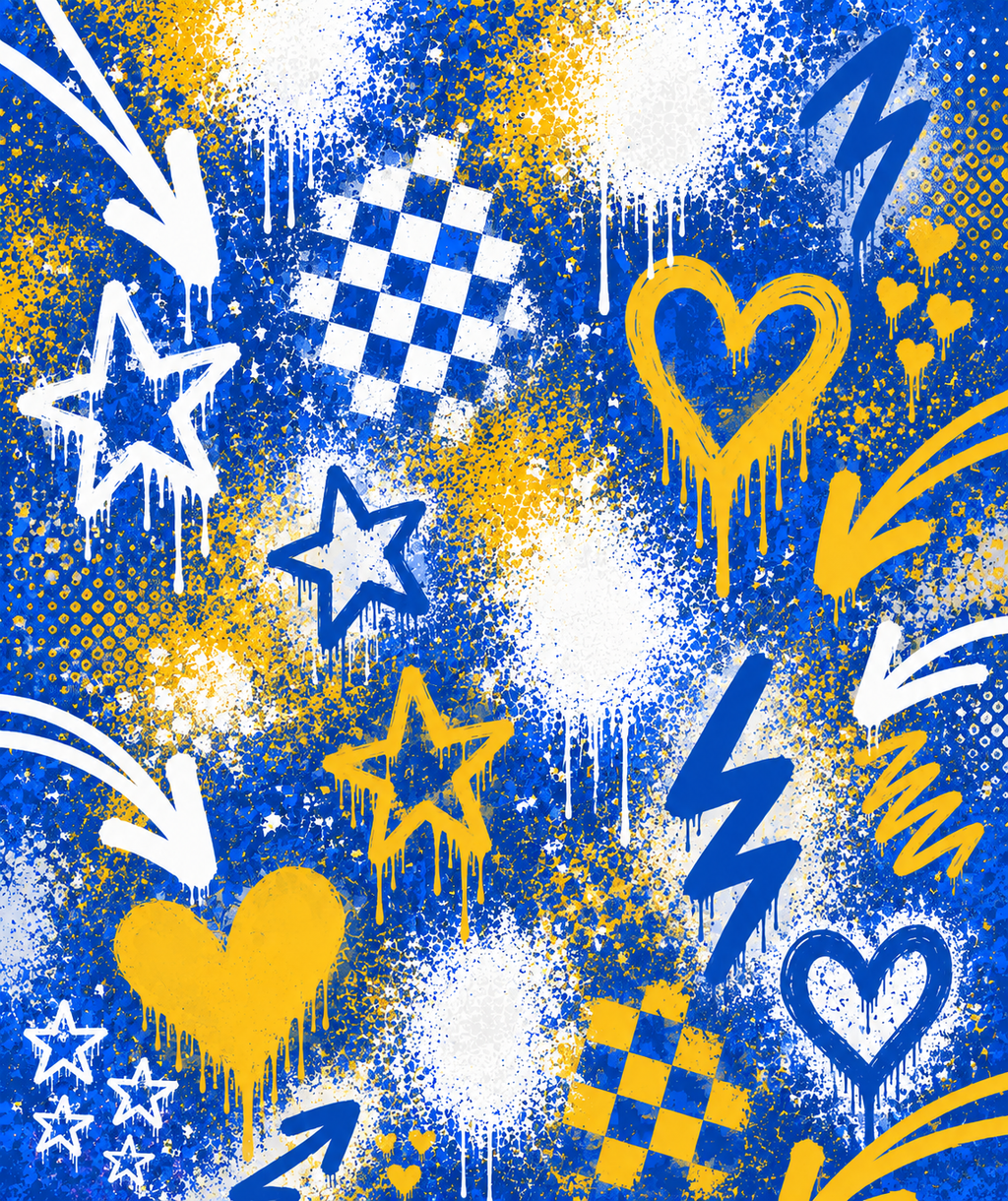 Personalized Camp Spirit Blanket - Graffiti