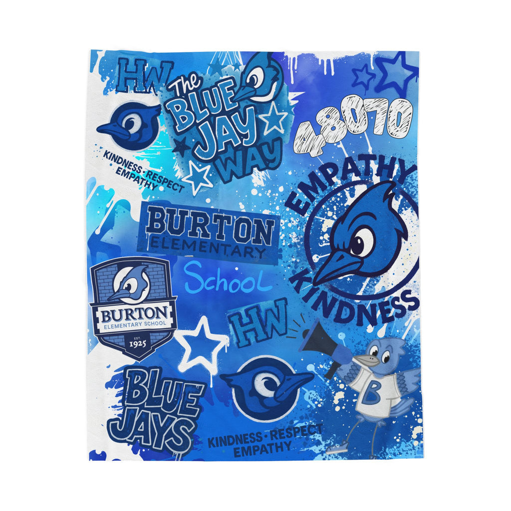 Favorite Color Blue - Personalized Blanket