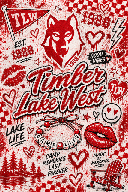Personalized Camp Spirit Blanket - Graffiti