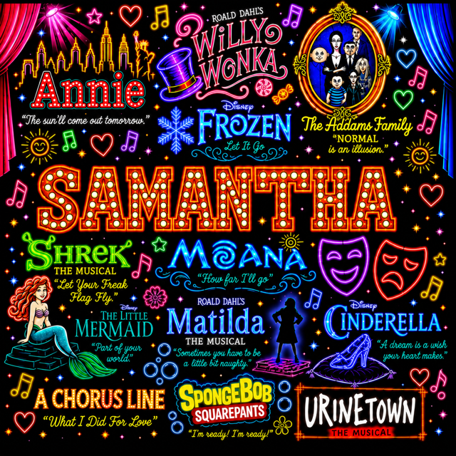 Musical Theatre Edition Personalized Blankets